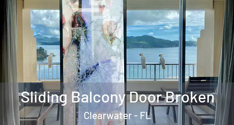 Sliding Balcony Door Broken Clearwater - FL